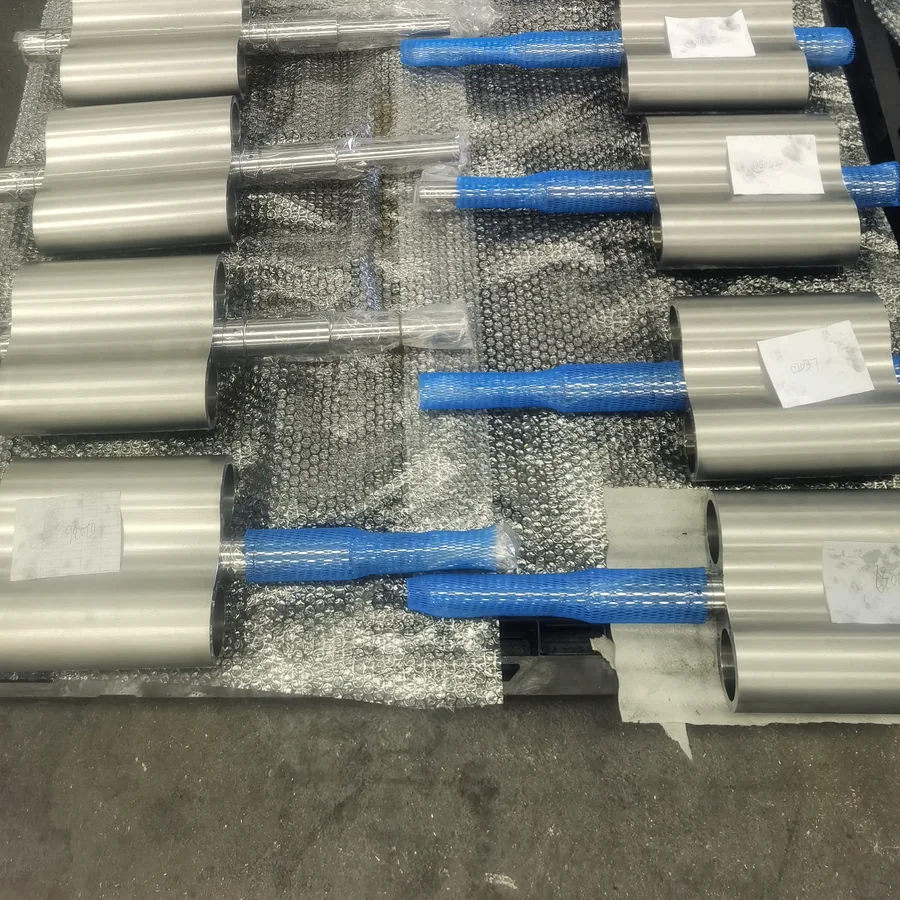 Machined parts protected and prepared for shipment