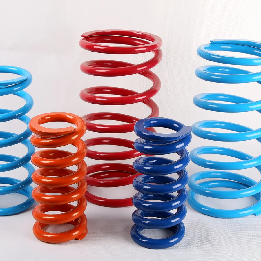 Real colored die springs and heavy-duty compression springs