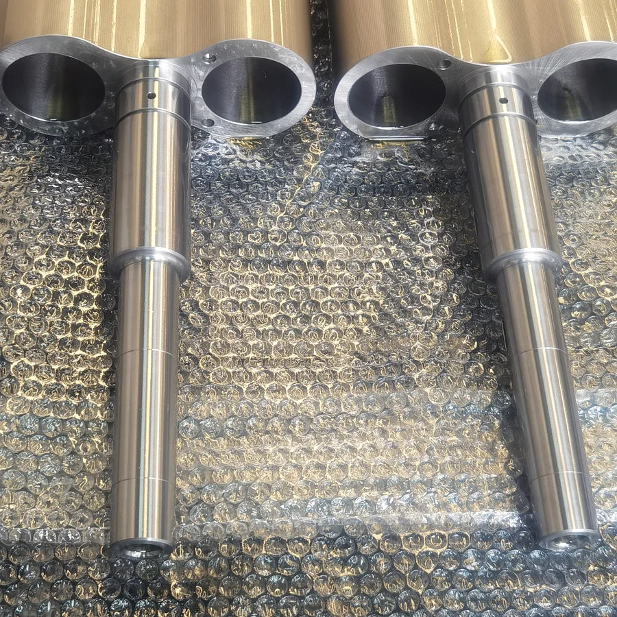 Real custom machined shaft and housing components