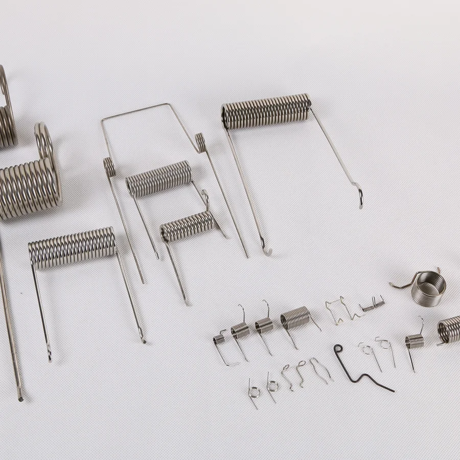 Real wire forms, spring clips, and stamped spring components